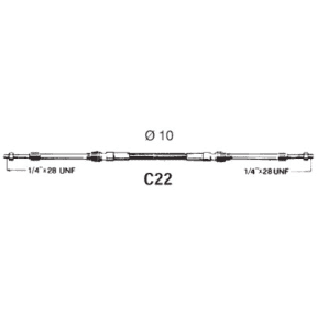 C22 Stainless Steel Control Cable