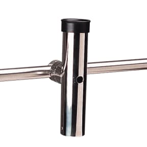 Sea Dog 325065-1; Narrow Gunnel Rod Holder with Stainless Top