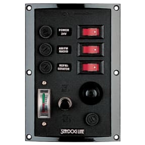 Switch/Fuse Panel w/ Battery Tester and Horn Button or Lighter