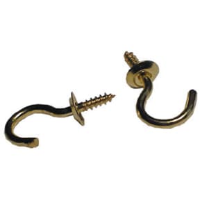 Double Coat Hooks by Sea Dog - Brass or Chrome