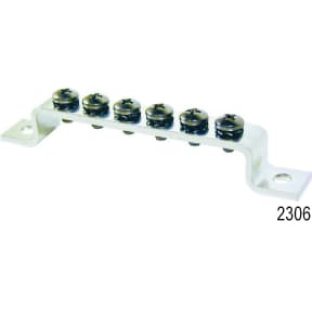 BusBar 150 Ampere Common Buses With Cover, BusBar 10 x 8-32 Screw Terminal w&frasl;Cover