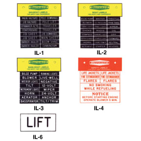 Pressure-Sensitive Identi-Label Sets