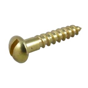 Wood Screw - Round Head - Slotted