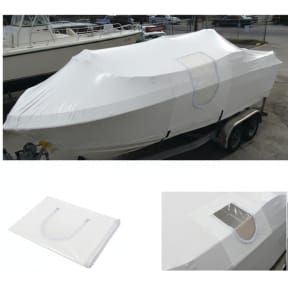Dr-Shrink Marine Boat Shrink Wrap Zipper Access Door - 30 X 48 Inch Clear 2 thumbnail image