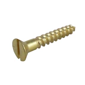 Wood Screw - Flat Head - Slotted