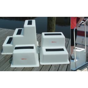 StepSafe&trade; Dock Step and Optional Hand Rail 