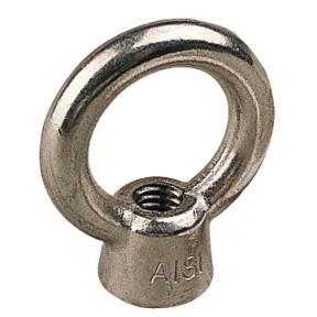 STAINLESS EYE NUT, 12MM
