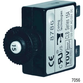 Blue Sea Systems 7051 4A PUSH BUTTON CIRCUIT BREAKER