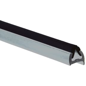 Aluminum Rub Rail - with Vinyl Insert