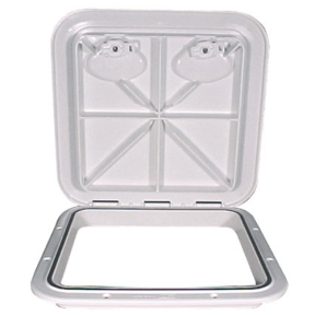 15X15IN WHT SQUARE HATCH