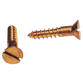 Wood Screw - Flat Head - Slotted