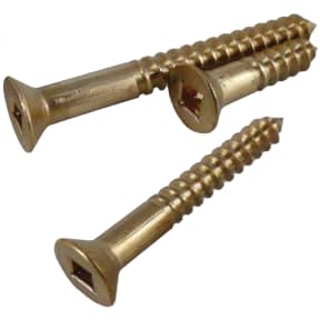 Wood Screw - Flat Head - Square Drive