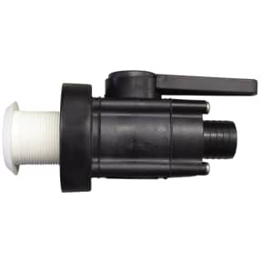 Marelon&#174; Full-Flow Seacock - Thru-Hull x Ball Valve x Hose Barb - OEM