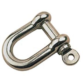 STAINLESS (316) D SHACKLE 1/4IN