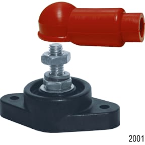 PowerPost High Amperage Cable Connectors, PowerPost, Large, 3&frasl;8&#34; Stud