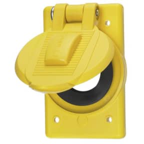 Weatherproof Lift Cover for Straight Blade Receptacles