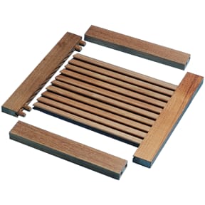 Teak Louvered Door Components