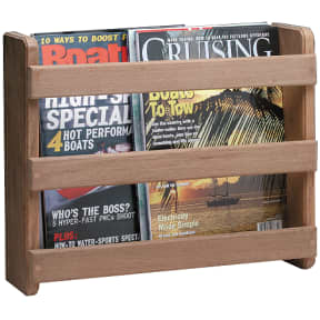 Teak Magazine Rack