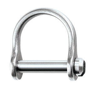 1/8IN WIDE D SHACKLE W/SLOTTED PIN