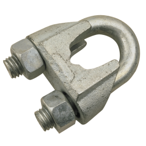 GALV. MALLEABLE WIRE ROPE CLIP 3/16