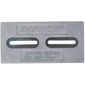 Diver's Dream Slotted Plate Anodes  -  Zinc