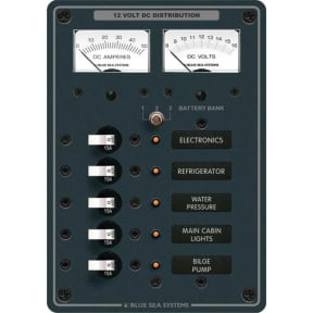 DC 5 Position Circuit Breaker Panel