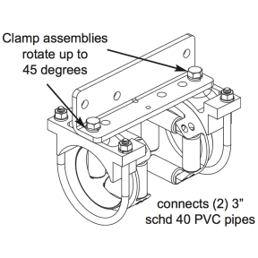 PIPE TO PIPE ANGLING ASSEMBLY