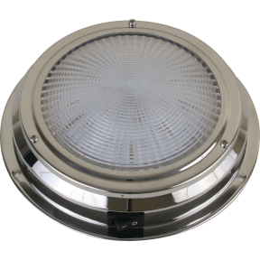 Scandvik 6-3/4" Stainless Steel LED Dome Light