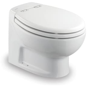 WHITE 12V TECMA SILENCE TOILET-SHRT