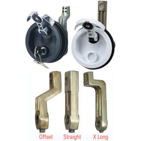 4 Pcs Pull Hatch Latch Door Locks Handle Latch Marine Hatch Latch Hatch  Round Pull Marine Handle Bass Boat Accessories 