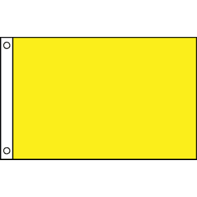 12INX18IN NYL-GLO QUARANTINE FLAG