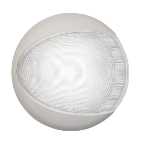 EuroLED 130 Dome Light - Cool White, White Shroud