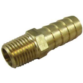 1/4IN NPT BRASS BARBED FITTING