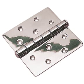 4 X 4.5IN 316 SS BUTT HINGE TOP PIN (2)