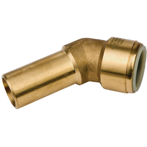 1/2IN CTS BRASS 45 DEG STACK ELBOW