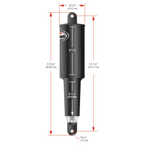 ACTUATOR 2 1/4IN STRK W/6FT WIRE 101