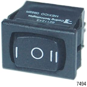 Rocker Switches, SPDT ON-OFF-(ON)