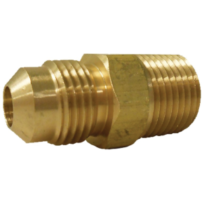 3/8" Male Flare to 3/8" Male NPT Propane Adapter