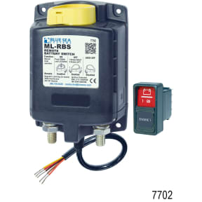 ML-Series Solenoid Switch - w/Manual Control, 24VDC/225A