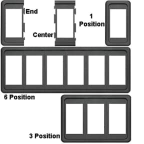 Contura Switch Mounting Panels