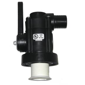 Marelon&#174; Full-Flow Seacock - Thru-Hull x Ball Valve x 90&deg; Hose Barb - OEM