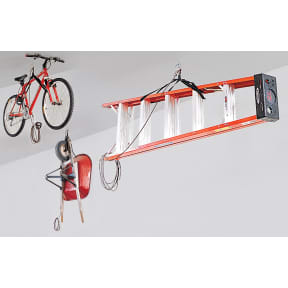 Utility Bike and Dinghy Hoist 12 Ft. Lift 145 lbs Max 4 Point