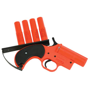 Alerter Basic - 12-Gauge Launcher &amp; (4) Red Aerial Signals