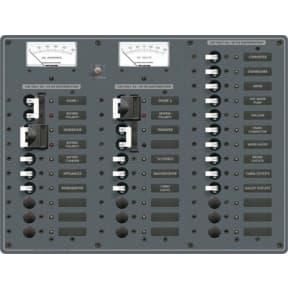 3 Sources Selectors/AC Main &#43; 25 Positions Circuit Breaker Panel