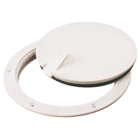 ABS DECK PLATE WHITE/CLR POPOUT 6IN