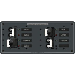 3 Sources Selector/AC Main Circuit Breaker Panel