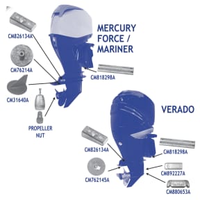 Diver's Dream Anode & Bonding Kit - Aluminum