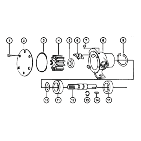 1673 Model Pump Repalcement Parts