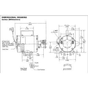 11810 Bronze AC Motor Pump 