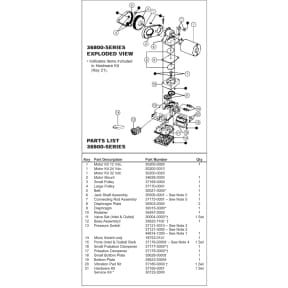 36900, 36800, 36950 Replacement Parts